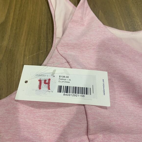 Outdoor Voices Court Exercise Dress in Pinkfinch - Picture 7 of 10